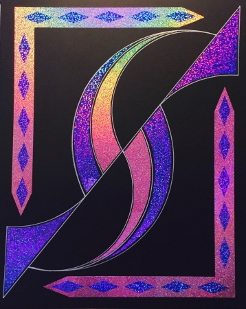 Holographic Purple by artist Peter Bellonci